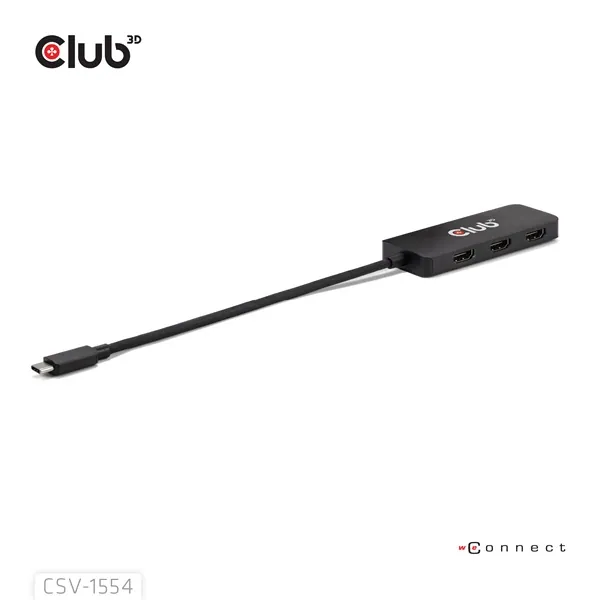 Club 3D MST Hub - CSV-1554 (3.2 USB-C to 3x HDMI, 4k60Hz) – 7. kép