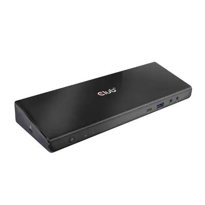 Club 3D Notebook Dokkoló - CSV-1562 (60W Triple Dock, 3.2 USB-C to 3xHDMI, 2x DP, 6x 3.2 USB-A, RJ45. 3,5 Jack)
