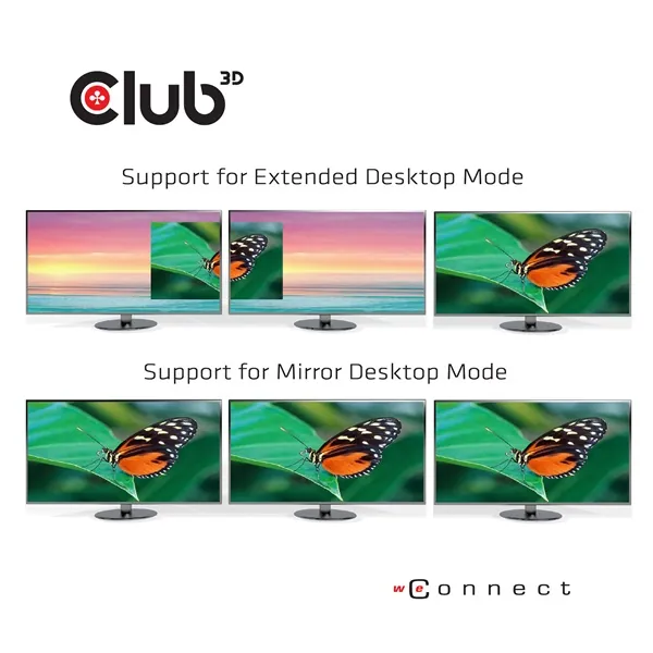 Club 3D Notebook Dokkoló - CSV-1564W65 (65W, 3.2 USB-C to 2xUSB-C, 5x USB-A,HDMI, PD, VGA, RJ45, SD, Micro SD, 3,5 Jack) – 7. kép