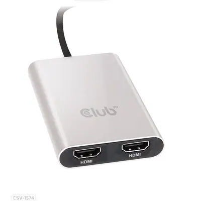 Club 3D Video Splitter - CSV-1574 (Thunderbolt 3 to Dual HDMI 2.0, 4K60Hz) – 2. kép