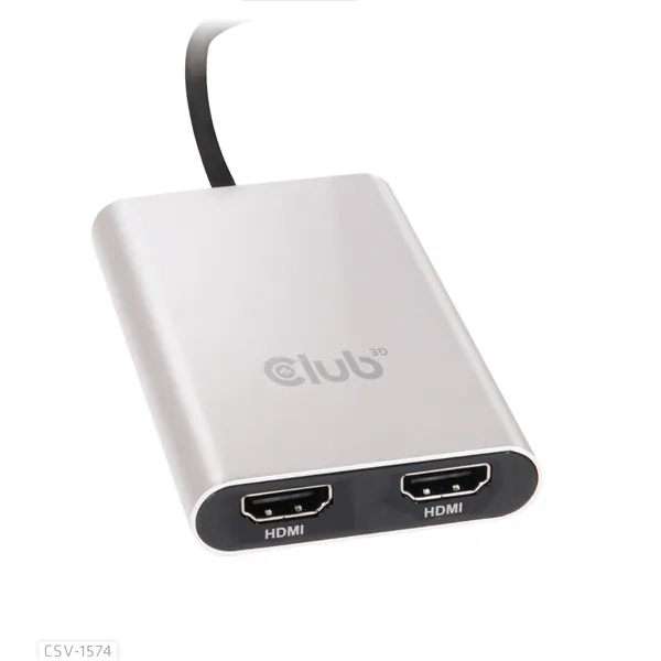 Club 3D Video Splitter - CSV-1574 (Thunderbolt 3 to Dual HDMI 2.0, 4K60Hz) – 2. kép