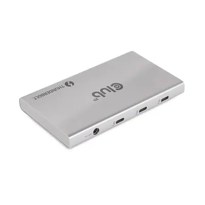 Club 3D USB Hub - CSV-1580 (Thunderbolt 4 to 3x Thunderbolt 4, 1x USB Gen2 Type-A, 100W DC, Max. 10Gbps) – 2. kép