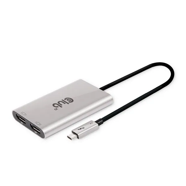 Club 3D Video Splitter - CSV-1586 (Thunderbolt 3 to Dual DisplayPort, 40Gbps, 4K60Hz) – 8. kép