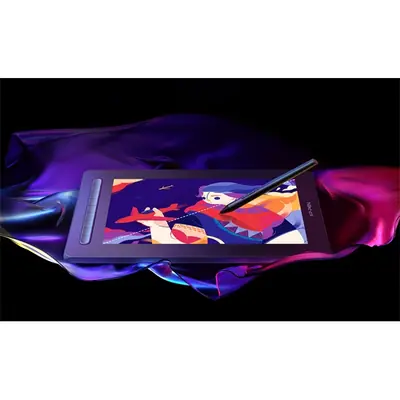 XP-PEN Grafikus kijelző - Artist 13 2nd gen. (13", IPS, 16:9, 1920x1080, 5080 LPI, PS 8192, 200 RPS, 9 gomb) fekete – 2. kép