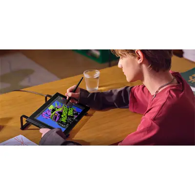 XP-PEN Grafikus kijelző - Artist 12 3nd gen. (11,9", IPS, 16:9, 1920x1080, 5080 LPI, PS 16K, 200 RPS, 8 gomb) fekete – 2. kép