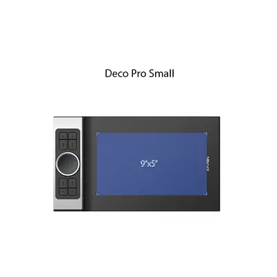 XP-PEN Grafikus tábla - Deco Pro S (9"x5", 5080 LPI, PS 8192, 200 RPS, 8 gomb, USB-C) – 2. kép