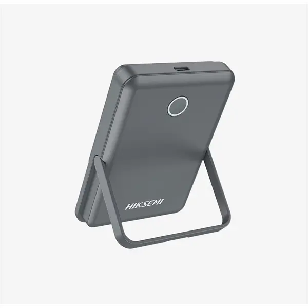 Hikvision HIKSEMI Akkubank - 5000mAh W050 Vezetéknéküli PowerBank (Type-C, Output 15W) Szürke – 2. kép