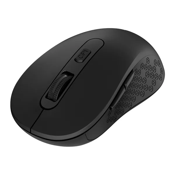 Everest Vezeték nélküli Egér - SM-BT08 (Bluetooth, 1600 DPI, 2,4 Ghz, BT 5.2, 4gomb, optikai, fekete) – 2. kép