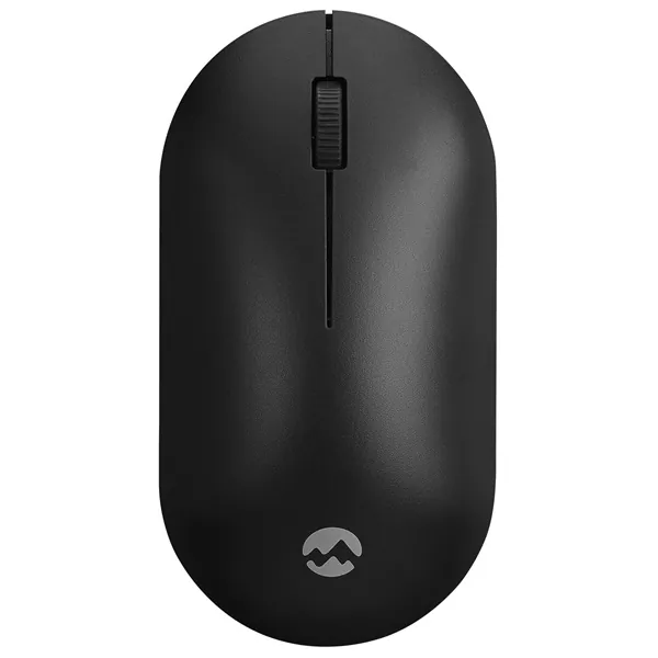 Everest Vezeték nélküli Egér - SMW-399 Black Rechargeable Super Quiet (1600 DPI, 3 gomb, optikai, fekete) – 2. kép