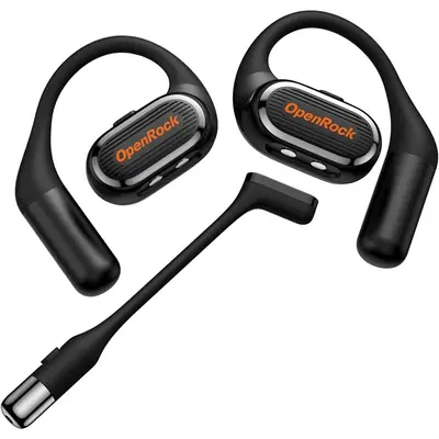 ONEODIO Sport Fejhallgató - OpenRock LINK 20 Black (premium, légvezetés, BT 6.0, fekete)