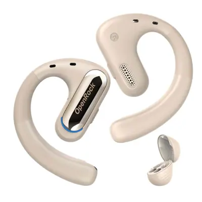 ONEODIO Sport Fejhallgató - OpenRock Pro Beige (premium, légvezetés, BT 5.2, bézs) – 2. kép