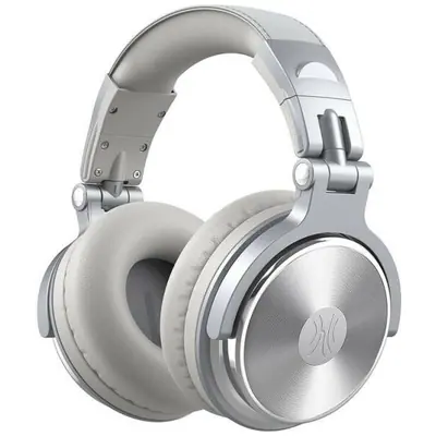 ONEODIO DJ Fejhallgató - Pro 10 Silver (Vezetékes, 3,5mm, 6,35mm jack, Hi-Res Audio)