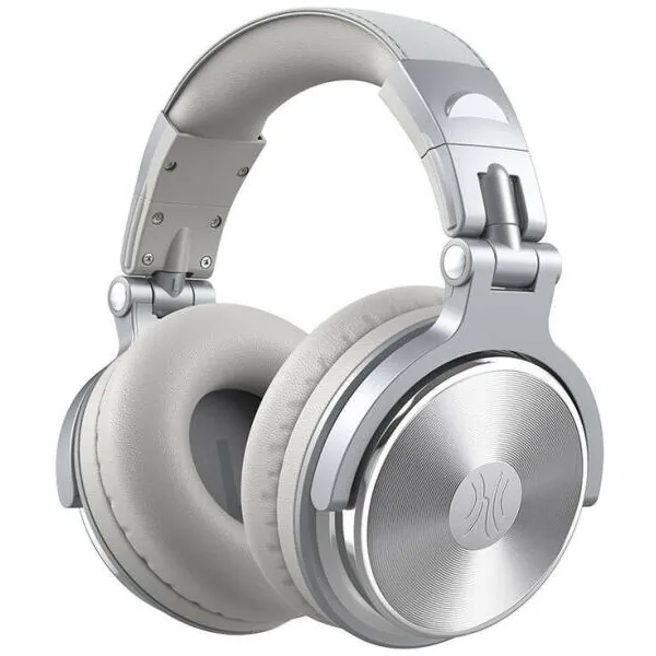 ONEODIO DJ Fejhallgató - Pro 10 Silver (Vezetékes, 3,5mm, 6,35mm jack, Hi-Res Audio)