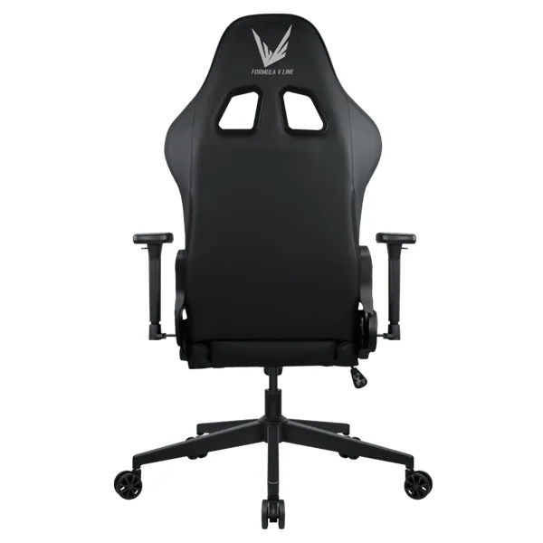 Formula Gamer szék - VC1 RacerPU Black (fekete; állítható magasság; áll. 3D kartámasz, Max.: 125kg teherbírás) – 3. kép