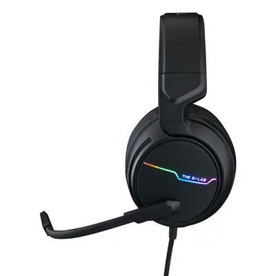 The G-Lab Fejhallgató - KORP THALLIUM 7.1 (mikrofon, USB, 2,4m harisnyázott kábel, hangerőszabályzó, nagy-párnás, RGB) – 2. kép