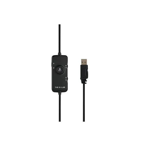 The G-Lab Fejhallgató - KORP THALLIUM 7.1 (mikrofon, USB, 2,4m harisnyázott kábel, hangerőszabályzó, nagy-párnás, RGB) – 6. kép
