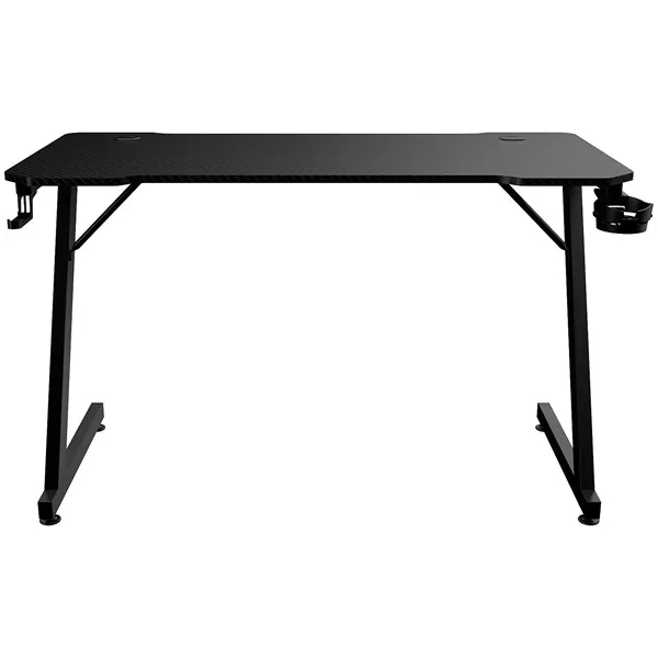 The G-Lab Gamer Asztal - K-DESK YTTRIUM (120x60cm, fém, pohártartó, fejhallgatótartó, fekete) – 5. kép