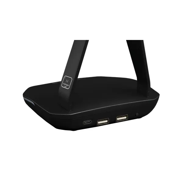 The G-Lab Fejhallgató állvány - K STAND HYDROGEN (fekete, 2xUSB3.0, 1xUSB-C, műanyag, RGB) – 4. kép