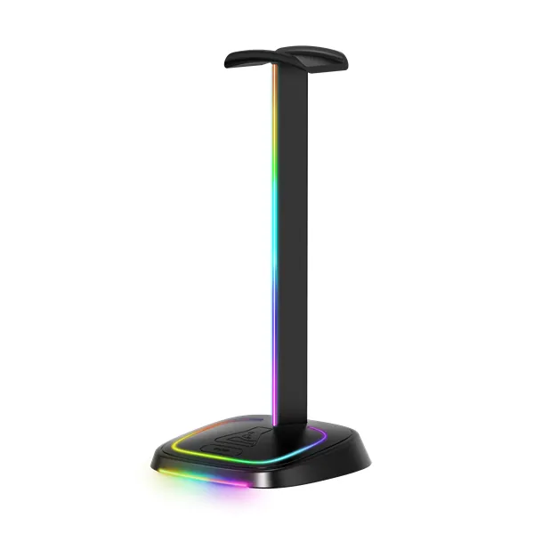 The G-Lab Fejhallgató állvány - K STAND NEON RGB (fekete, univerzális, csúszásgátló, RGB) – 4. kép