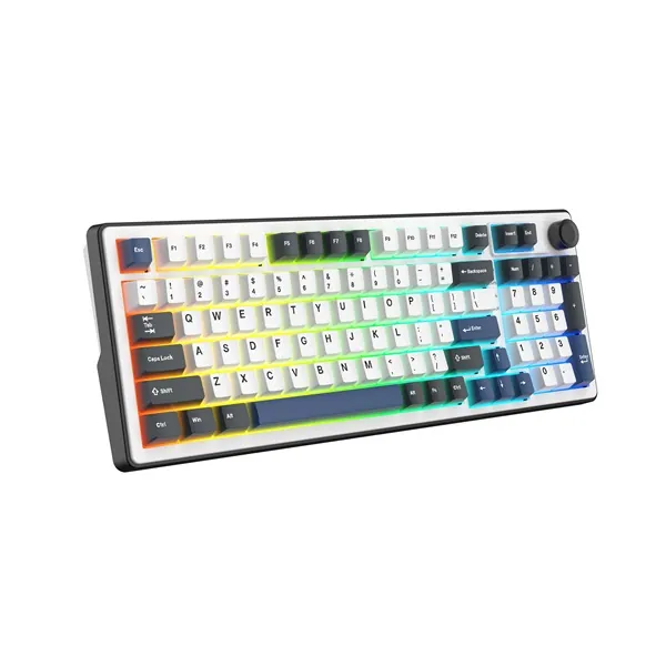 The G-Lab Gamer Billentyűzet - KEYZ ELITE 400 HE BW/US (RGB, cserélhető Mágneses switch, 8000Hz, USB, angol) – 3. kép