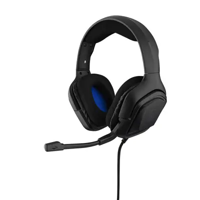 The G-Lab Fejhallgató - KORP COBALT/B (mikrofon, 3,5mm Jack, hangerőszabályzó, nagy-párnás, fekete) – 2. kép