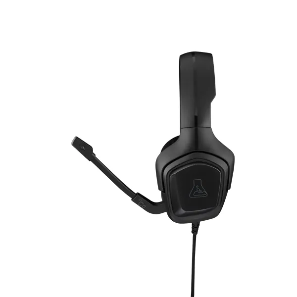 The G-Lab Fejhallgató - KORP COBALT/B (mikrofon, 3,5mm Jack, hangerőszabályzó, nagy-párnás, fekete) – 4. kép