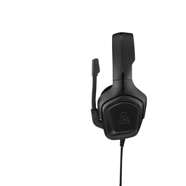 The G-Lab Fejhallgató - KORP COBALT/B (mikrofon, 3,5mm Jack, hangerőszabályzó, nagy-párnás, fekete) – 5. kép