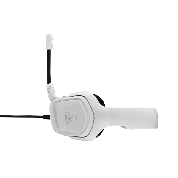 The G-Lab Fejhallgató - KORP COBALT W (mikrofon, 3,5mm Jack, hangerőszabályzó, nagy-párnás, fehér) – 5. kép