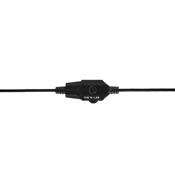 The G-Lab Fejhallgató - KORP COBALT W (mikrofon, 3,5mm Jack, hangerőszabályzó, nagy-párnás, fehér) – 6. kép