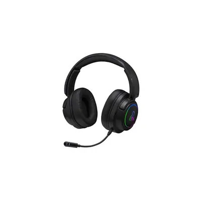 The G-Lab Vezeték nélküli Fejhallgató - KORP IRIDIUM (2,4Ghz, USB-C, Bluetooth, mikrofon, hangerőszabályzó, fekete)