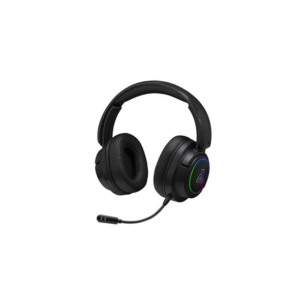 The G-Lab Vezeték nélküli Fejhallgató - KORP IRIDIUM (2,4Ghz, USB-C, Bluetooth, mikrofon, hangerőszabályzó, fekete)