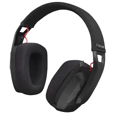 The G-Lab Vezeték nélküli Fejhallgató - KORP PLATINIUM-B (mikrofon, BT/ 2,4 Ghz/ kábeles, nagy-párnás, fekete) – 2. kép