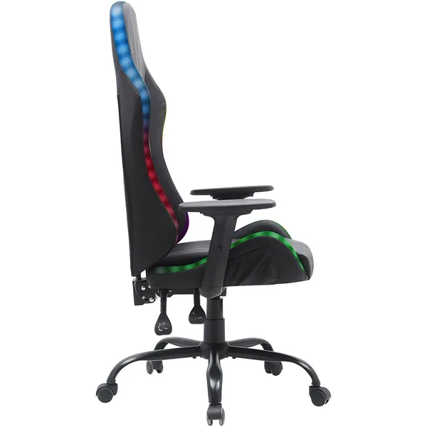 The G-Lab Gamer szék - KS ELECTRON EX (fekete; állítható magasság; áll. kartámasz, RGB LED) – 3. kép