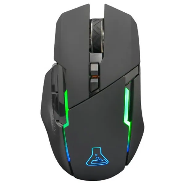 The G-Lab Vezeték nélküli Gamer Egér - KULT CAESIUM (7200 DPI, 2,4Ghz+Bluetooth, 6 gomb, makro, RGB LED, fekete)