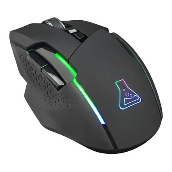 The G-Lab Vezeték nélküli Gamer Egér - KULT CAESIUM (7200 DPI, 2,4Ghz+Bluetooth, 6 gomb, makro, RGB LED, fekete) – 2. kép