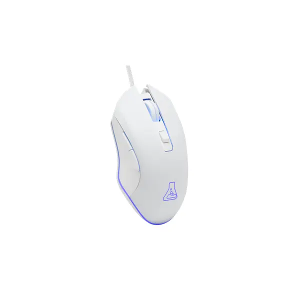 The G-Lab Gamer Egér - KULT HELIUM W (3200 DPI, 6 gomb, makro, 1,8m kábel, RGB LED, fehér) – 7. kép