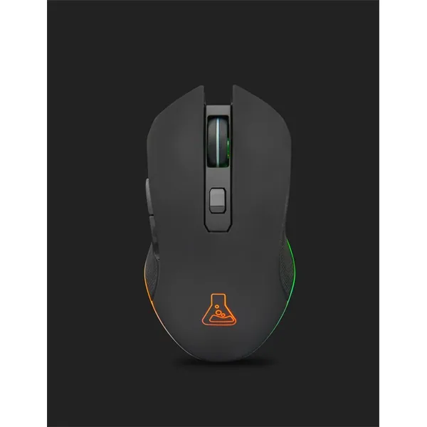 The G-Lab Vezeték nélküli Gamer Egér - KULT HELIUM WL (3200 DPI, 6 gomb, makro, RGB LED, fekete) – 4. kép