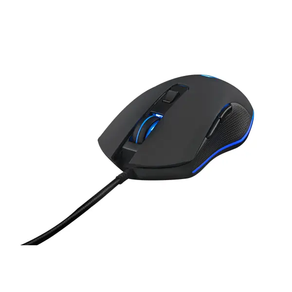 The G-Lab Gamer Egér - KULT HELIUM (3200 DPI, 6 gomb, makro, 1,8m kábel, RGB LED, fekete) – 5. kép