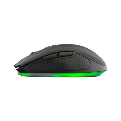 The G-Lab Vezeték nélküli Gamer Egér - KULT KRYPTON (6400 DPI, 2,4Ghz + BT, 7 gomb, 250Hz, RGB LED, fekete) – 2. kép