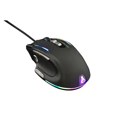 The G-Lab Gamer Egér - KULT NITRO ATOM (4800 DPI, 9 gomb, makro, 1,8m kábel, RGB LED, fekete) – 2. kép