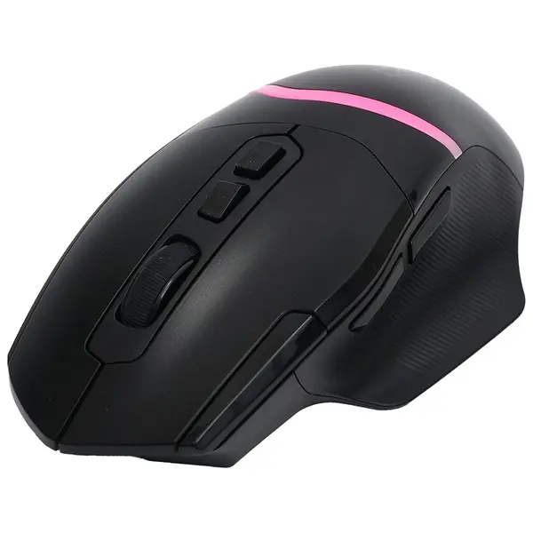 The G-Lab Vezeték nélküli Gamer Egér - KULT PALLADIUM WL (10000 DPI, 8 gomb, makro, 1000Hz, RGB LED, fekete) – 2. kép