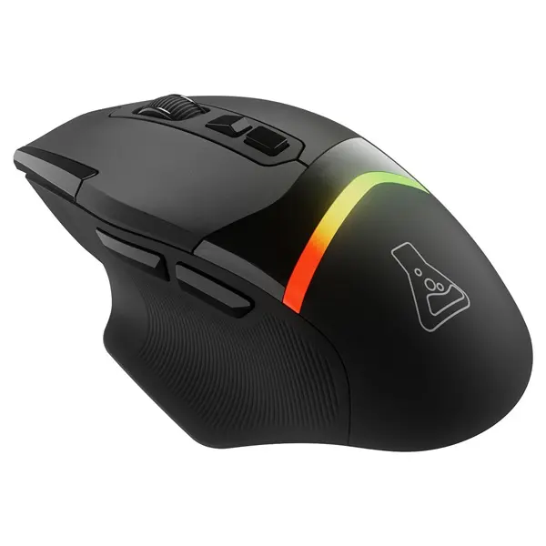 The G-Lab Vezeték nélküli Gamer Egér - KULT PALLADIUM WL (10000 DPI, 8 gomb, makro, 1000Hz, RGB LED, fekete) – 3. kép