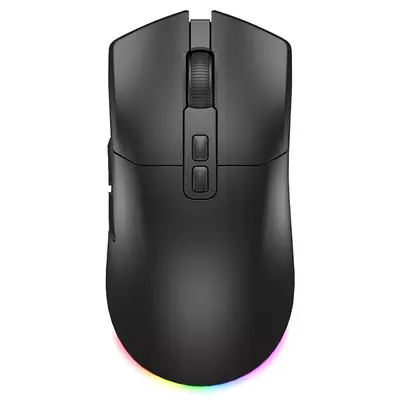 The G-Lab Vezeték nélküli Gamer Egér - KULT SILICIUM (12000 DPI, 7 gomb, makro, PixArt 3311, 1000Hz, RGB, fekete)