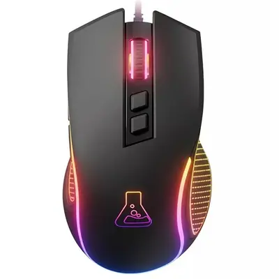 The G-Lab Gamer Egér - KULT THORIUM (RGB, 12800 DPI, 1000Hz, 7 gomb, RGB, USB, fekete)
