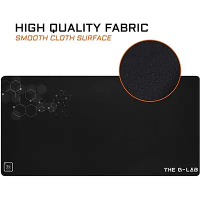 The G-Lab Egérpad - PAD BARIUM XXL (900x400x2mm, vízálló, fekete) – 2. kép