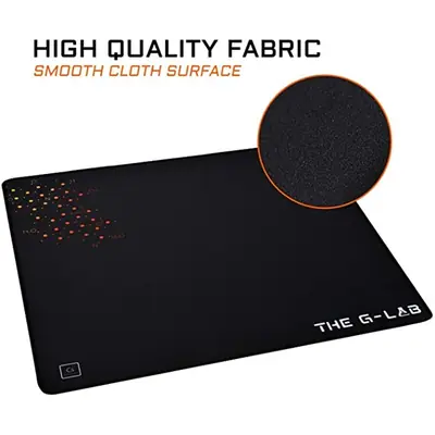 The G-Lab Egérpad - PAD CEASIUM (450x400x3mm, vízálló, fekete,) – 2. kép