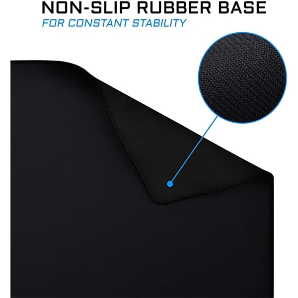 The G-Lab Egérpad - PAD YTTRIUM XXL (900x400x4mm, vízálló, fekete) – 4. kép
