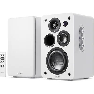 Majority Hangszóró 2.0 - D100X Fehér (100W, Bluetooth 5.3, USB, AUX, HDMI ARC, RCA, USB, Optikai, Távírányító)
