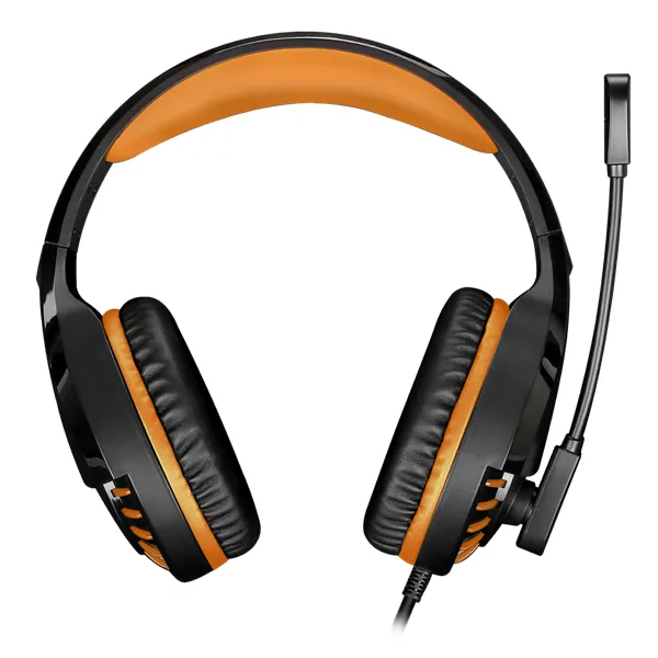 Spirit of Gamer Fejhallgató - PRO-H3 (MultiPlatform, mikrofon, 3.5mm jack, hangerőszabályzó, 2m kábel, narancssárga) – 7. kép