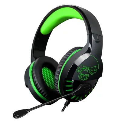 Spirit of Gamer Fejhallgató - PRO-H3 Xbox (Xbox One/Series X/S, mikrofon, 3.5mm jack, hangerőszabályzó, 1m kábel, zöld) – 2. kép